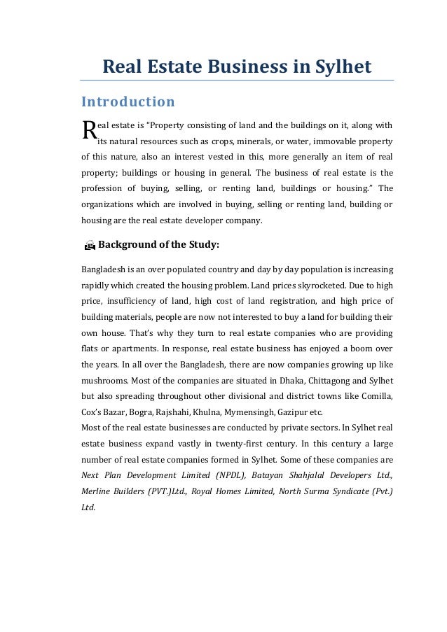 real estate business in bangladesh composition real estate business in bangladesh pdf